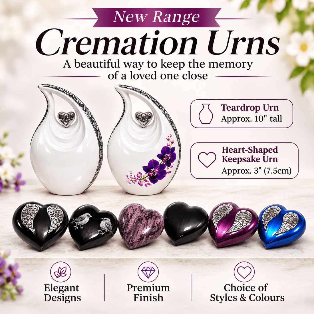 Urns for Ashes – Shop Our New Range of Cremation & Keepsake Urns