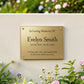 Personalised Acrylic Memorial Plaque