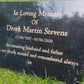 Granite Memorial Plaque, Personalised, Stand Incluced