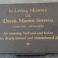 Granite Memorial Plaque, Personalised, Stand Incluced