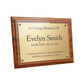 Personalised Acrylic Memorial Plaque