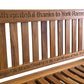 Premium Chunky Teak Memorial Bench, Add Your Personal Engraving