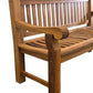 Premium Chunky Teak Memorial Bench, Add Your Personal Engraving