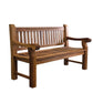 Premium Chunky Teak Memorial Bench, Add Your Personal Engraving