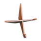 Mahogany Stand for Granite Memorial Plaques | Solid Wood Display Stand