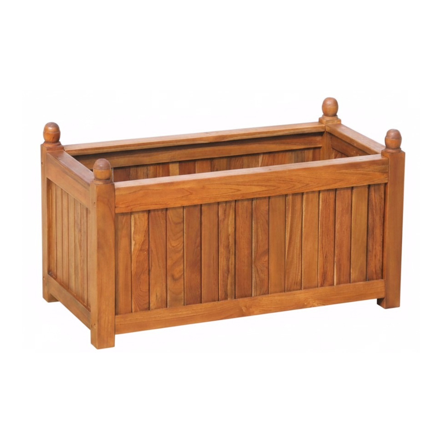 Premium Teak Wooden Planter, Add Your Personal Engraving