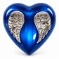 3" Keepsake Cremation Urn Blue Angel Wings