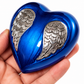 3" Keepsake Cremation Urn Blue Angel Wings