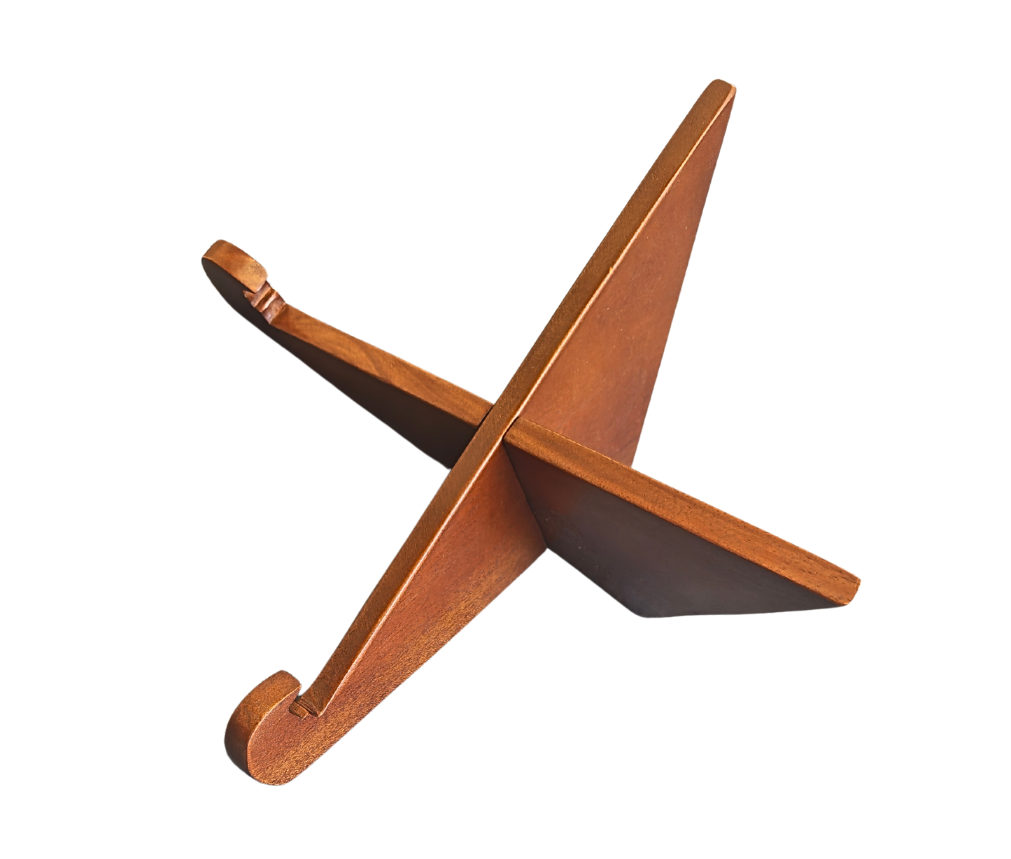Mahogany Stand for Granite Memorial Plaques | Solid Wood Display Stand