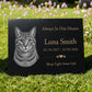 Cat Memorial Granite Photo Plaque