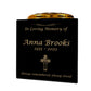 Granite Memorial Vase- Solid Granite – Free Personalised Gold Engraving, Celtic Cross – Includes Metal Flower Pot Insert