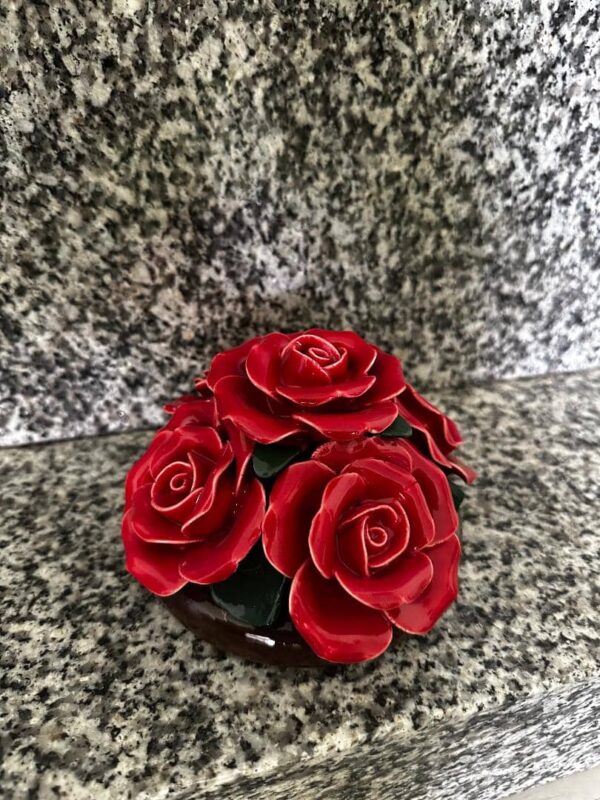 Cluster of Ceramic Roses
