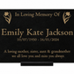Granite Memorial Plaque, Daffodil Design, Personalised Engraved Tribute