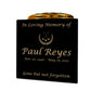 Granite Memorial Vase- Solid Granite – Free Personalised Gold Engraving, Golf Design – Includes Metal Flower Pot Insert