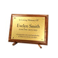 Personalised Acrylic Memorial Plaque