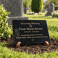 Granite Memorial Plaque, Personalised Engraved Tribute