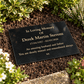 Granite Memorial Plaque, Personalised Engraved Tribute