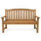 Bowback Teak Memorial Bench – Engraved Directly Into the Wood