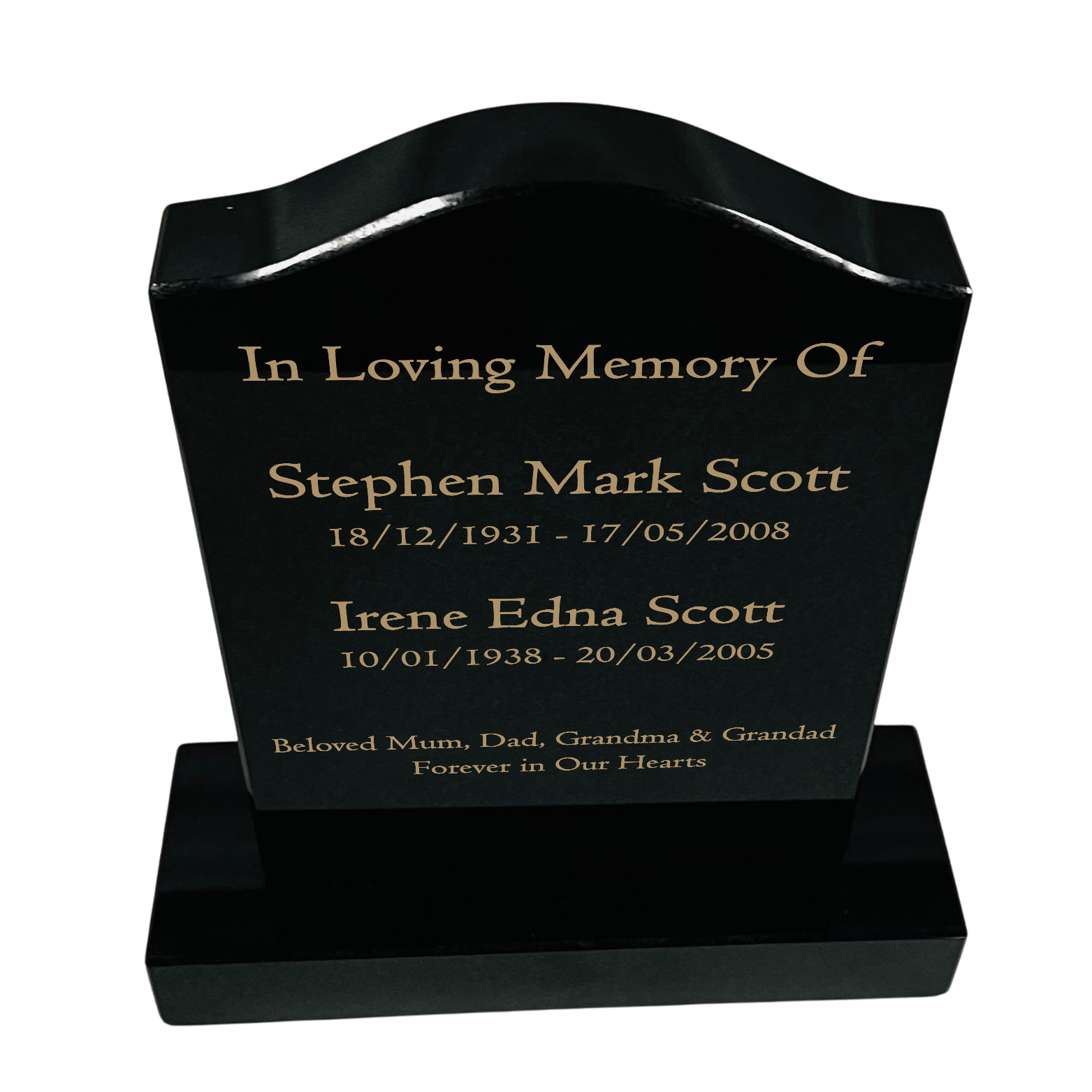 Mini Granite Headstones for Memorials & Graves | Memorials Direct