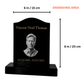 Granite Memorial Ogee Headstone Engraved Photo Free Personalised Engraving