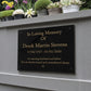 Granite Memorial Wall Mounted Plaque