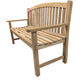 Bowback Teak Memorial Bench – Engraved Directly Into the Wood