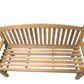 Bowback Teak Memorial Bench – Engraved Directly Into the Wood