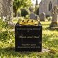 Granite Memorial Vase - Solid Granite - Free Personalised Gold Engraving – Includes Metal Flower Pot Insert