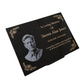 Granite Memorial Plaque, Flowers, Add a Portrait, Personalised Text and Stand Included