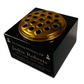 Granite Memorial Vase with Candle Design, Free Personalised Gold Engraving, Solid Granite 6 x 6 x 4 Inches