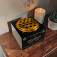Granite Memorial Vase with Celtic Knot Design 2, Free Personalised Gold Engraving, Solid Granite 6 x 6 x 4 Inches