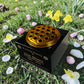 Granite Memorial Vase with Celtic Knot Design 2, Free Personalised Gold Engraving, Solid Granite 6 x 6 x 4 Inches