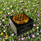Granite Memorial Vase with Golf Design, Free Personalised Gold Engraving, Solid Granite 6 x 6 x 4 Inches