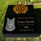 Cat Memorial Granite Photo Desk