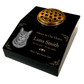 Cat Memorial Granite Photo Desk - Floral Design