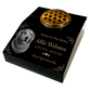 Dog Memorial Granite Photo desk - Floral Design