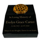Black Granite Sloping Memorial Desk with Vase – Free Gold Engraving, 12x10x4"