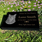 Cat Memorial Granite Photo Tablet