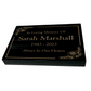 Granite Memorial Tablet with Floral Design, Free Personalised Gold Engraving, Polished Black Granite