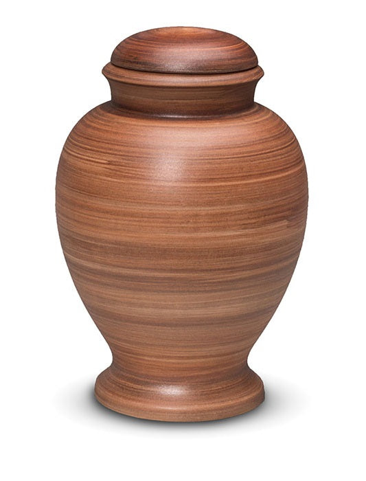 Biodegradable Urn – Adult (Pearl, Sand,  Wood Effect, &  Burnt Orange)