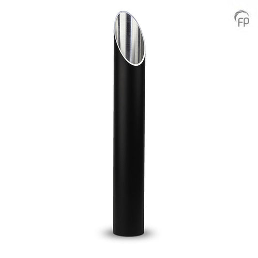 Metal Sieben Garden Urn (Black) - XL Adult, Adult & Medium