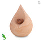 Clay Teardrop Biodegradable Urn (Natural) - XL Adult