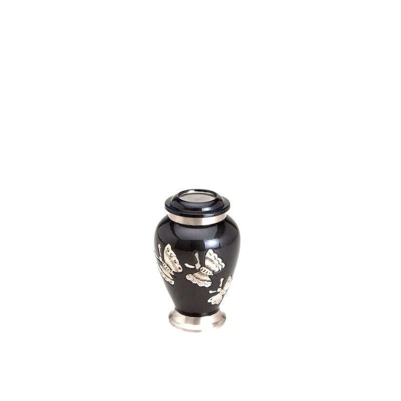 Brass Butterfly Urn (Grey)