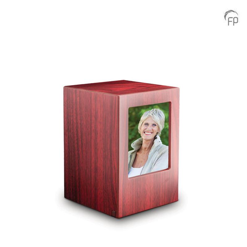 MDF Photo Urn (Dark Wood)