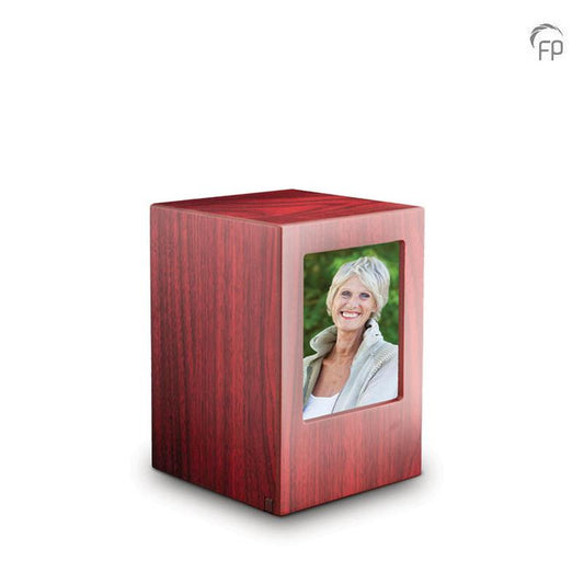 MDF Photo Urn (Dark Wood)