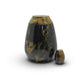 Marble Urn (Black with Burnt Orange) - Adult & Keepsake