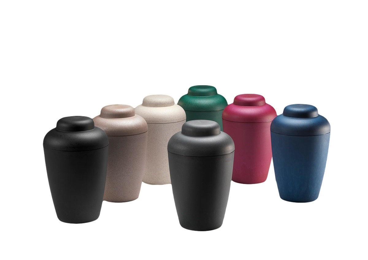 Biodegradable NatureUrn® – Adult (Black, Blue, Green, Natural, Red and White)