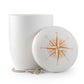 Biodegradable Compass Urn (White) - XL Adult