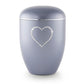 Arboform Crystal Heart Urn (Steel Grey) - XL Adult