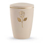 Arboform Rose Urn (Cream and Gold) - XL Adult
